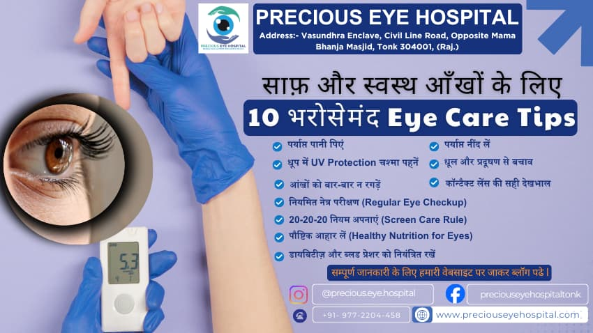 10 Trusted Eye Care Tips for Healthy Eyes | Best Eye Hospital in Tonk